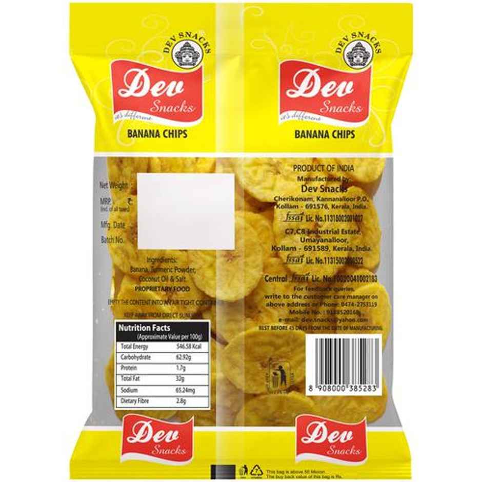 Dev Snacks Banana Chips | Crispy Snack